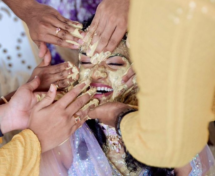 Mehendi and haldi ceremony setup Hyderabad